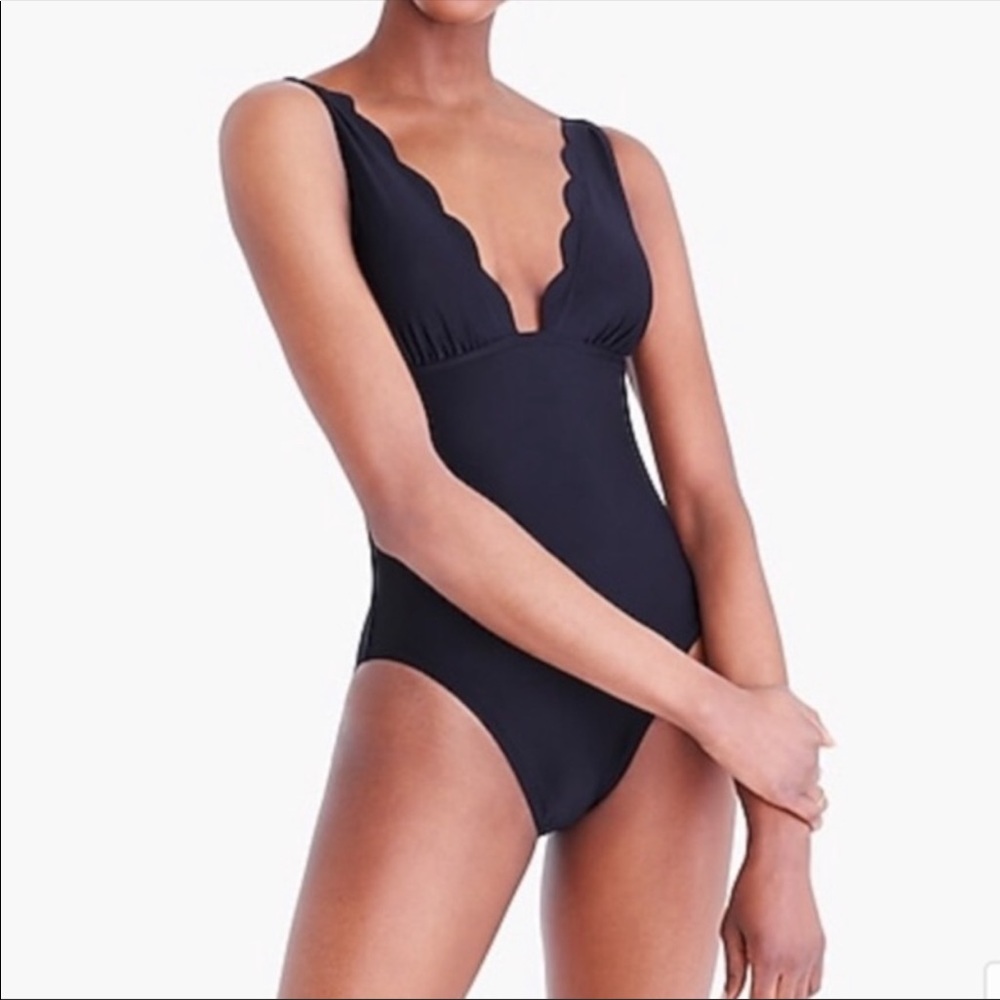 NWT J Crew black one piece